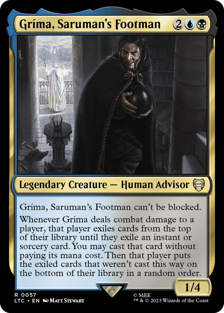 Grima, Saruman's Footman [The Lord of the Rings: Tales of Middle-Earth Commander] | Grognard Games