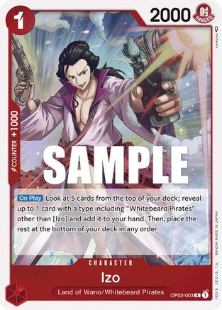 Izo (OP03-003) - Pillars of Strength Foil | Grognard Games