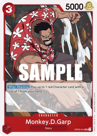 Monkey.D.Garp (OP03-014) - Pillars of Strength | Grognard Games