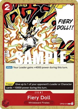 Fiery Doll (OP03-019) - Pillars of Strength | Grognard Games