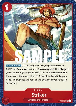 Striker (OP03-020) - Pillars of Strength | Grognard Games