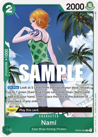 Nami (030) (OP03-030) - Pillars of Strength Foil | Grognard Games