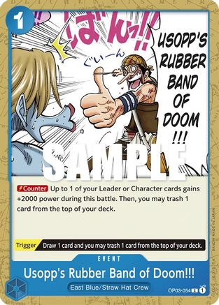 Usopp's Rubber Band of Doom!!! (OP03-054) - Pillars of Strength | Grognard Games