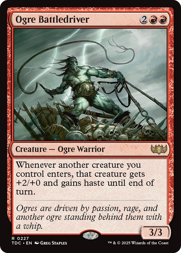 Ogre Battledriver [Tarkir: Dragonstorm Commander] | Grognard Games