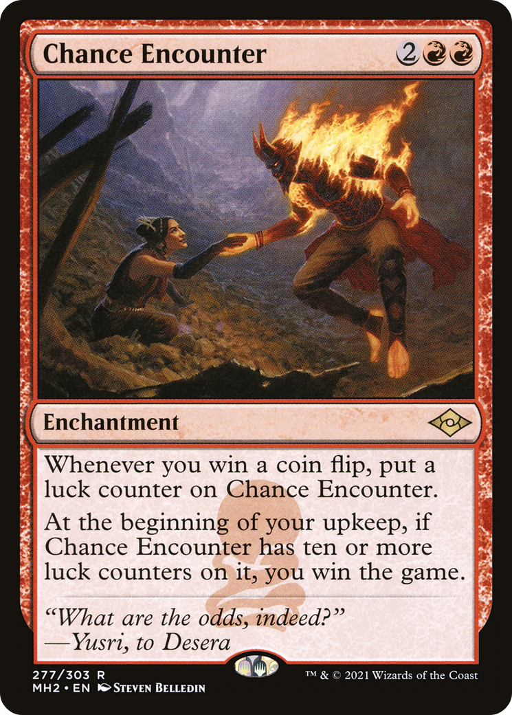 Chance Encounter (MH2-277) - Modern Horizons 2 Etched Foil | Grognard Games