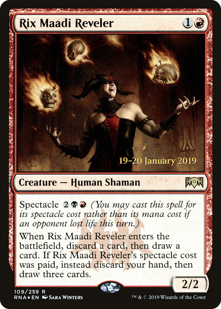 Rix Maadi Reveler [Ravnica Allegiance Prerelease Promos] | Grognard Games