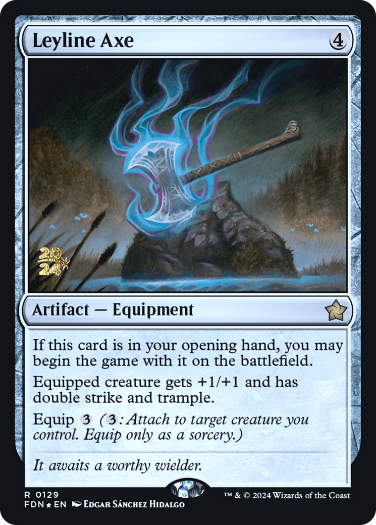 Leyline Axe [Foundations Prerelease Promos] | Grognard Games