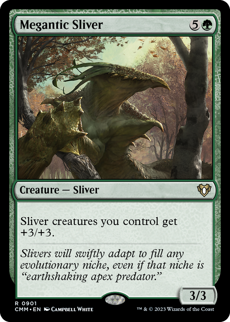 Megantic Sliver [Commander Masters] | Grognard Games