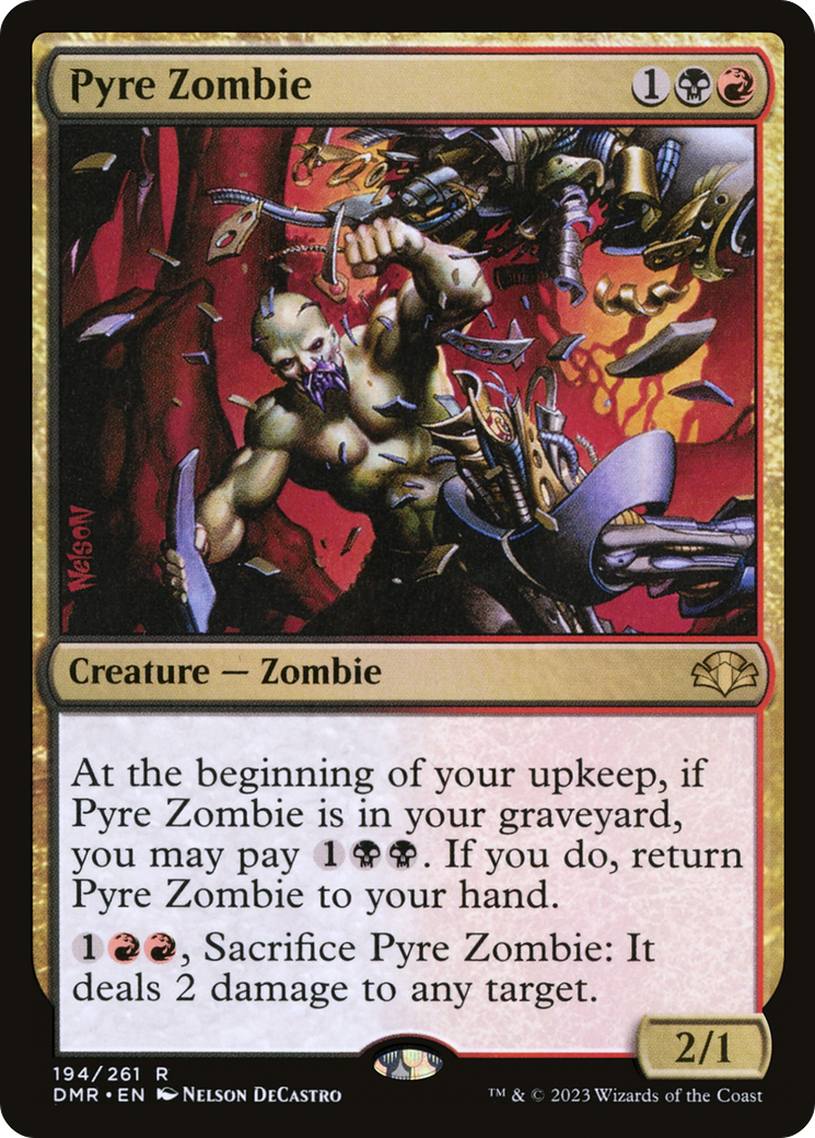 Pyre Zombie [Dominaria Remastered] | Grognard Games