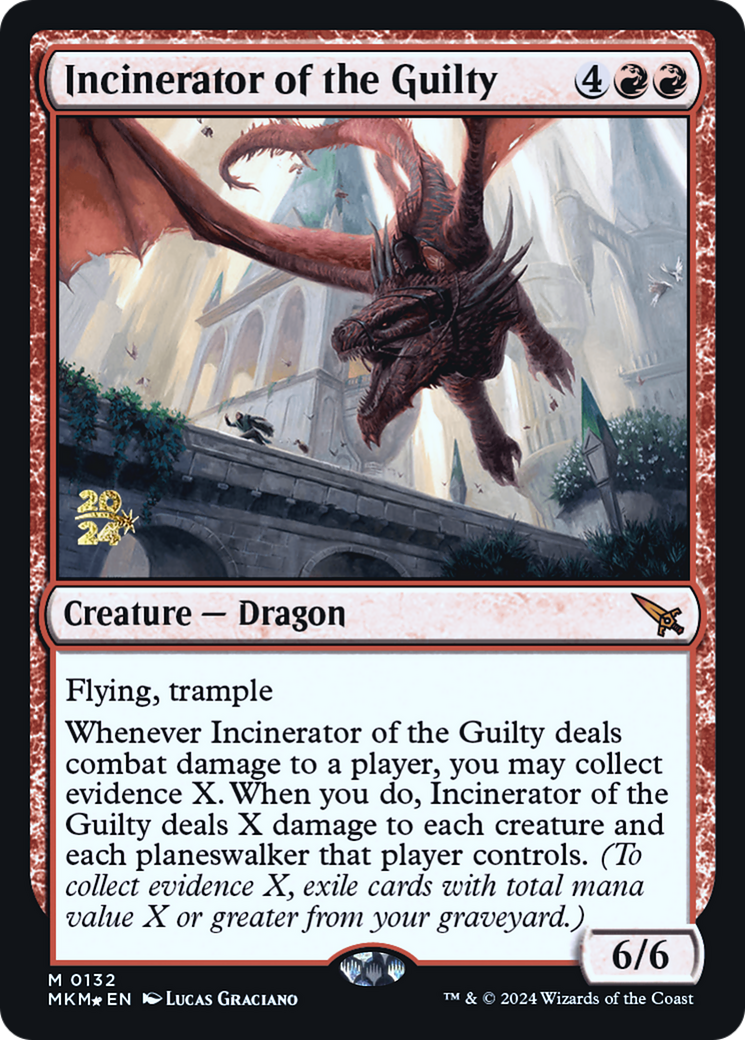 Incinerator of the Guilty [Murders at Karlov Manor Prerelease Promos] | Grognard Games