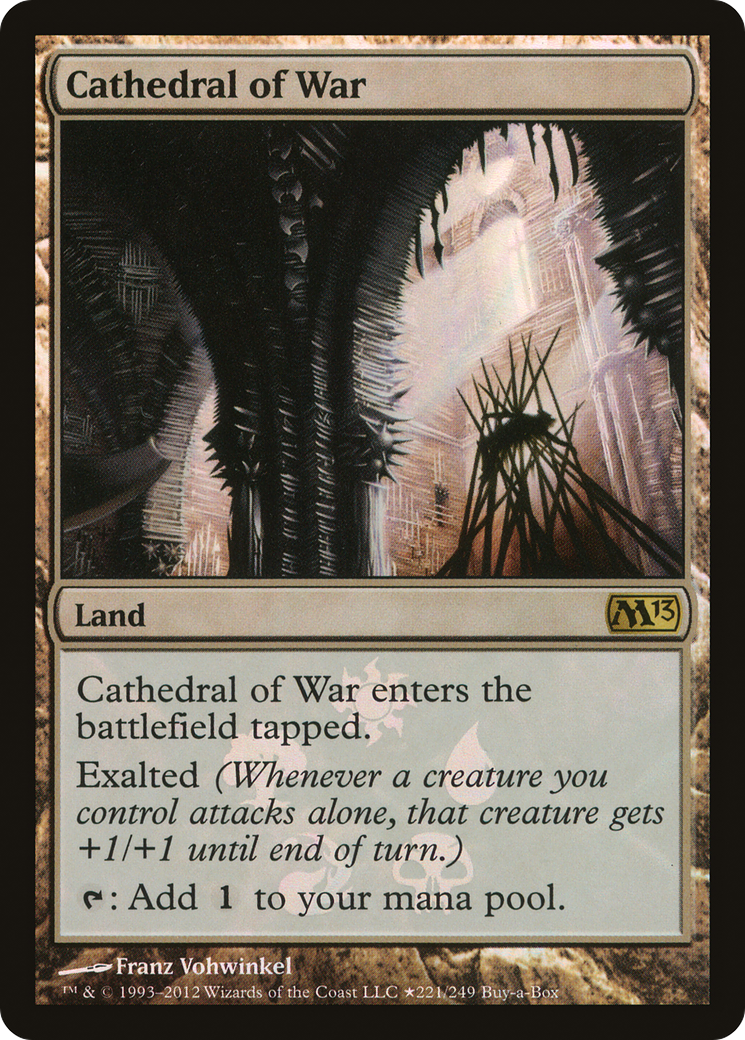 Cathedral of War (Buy-A-Box) [Magic 2013 Promos] | Grognard Games