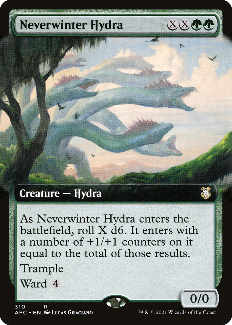 Neverwinter Hydra (Extended) [Dungeons & Dragons: Adventures in the Forgotten Realms Commander] | Grognard Games
