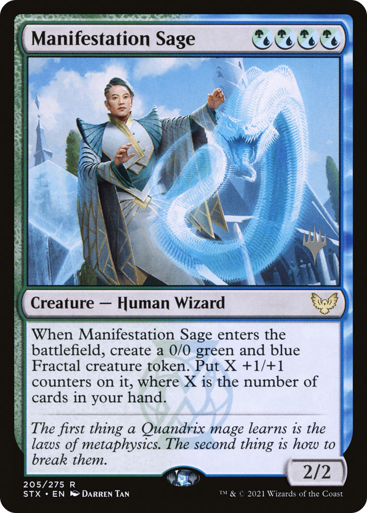 Manifestation Sage (Promo Pack) [Strixhaven: School of Mages Promos] | Grognard Games