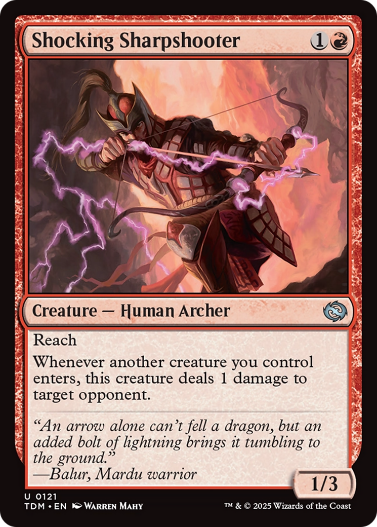 Shocking Sharpshooter [Tarkir: Dragonstorm] | Grognard Games