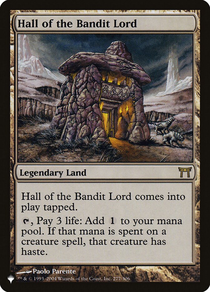 Hall of the Bandit Lord [The List] | Grognard Games