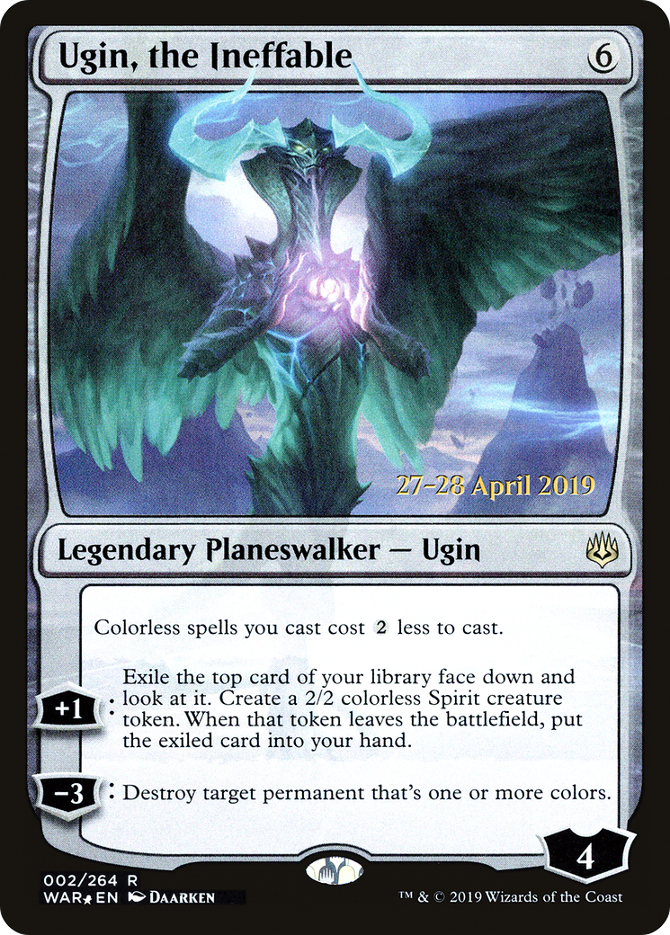 Ugin, the Ineffable  [War of the Spark Prerelease Promos] | Grognard Games