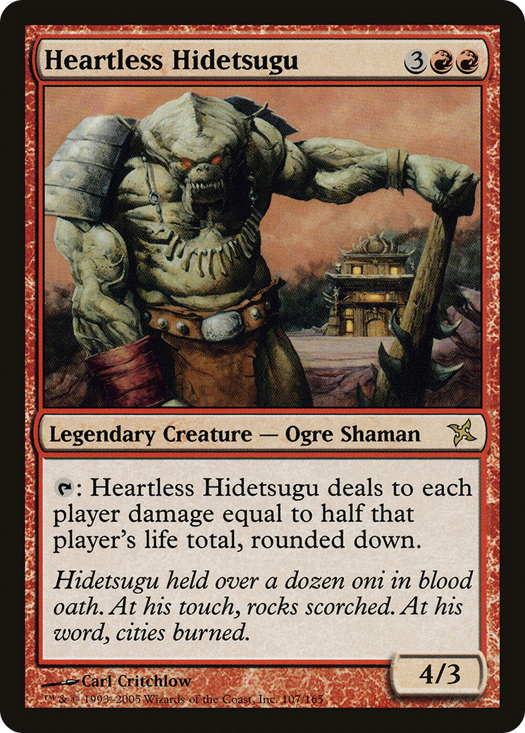 Heartless Hidetsugu [Betrayers of Kamigawa] | Grognard Games