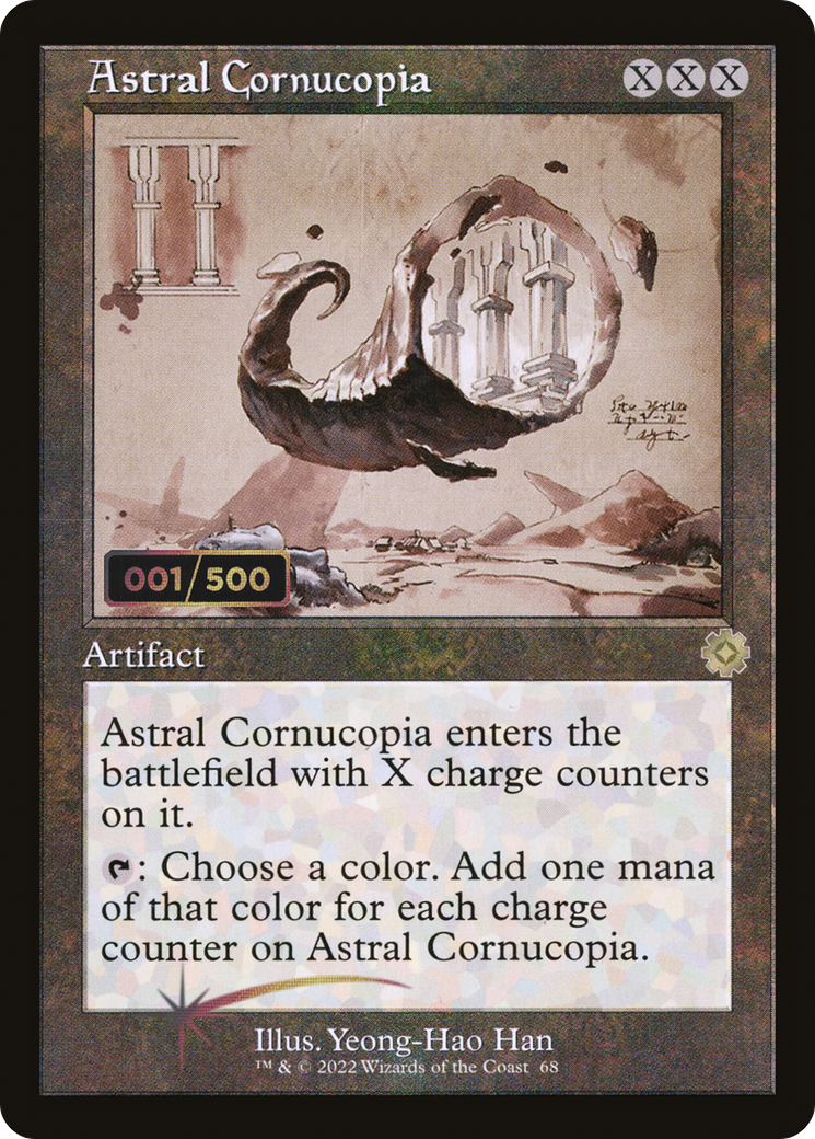 Astral Cornucopia (Retro Schematic) (Serial Numbered) [The Brothers' War Retro Artifacts] | Grognard Games