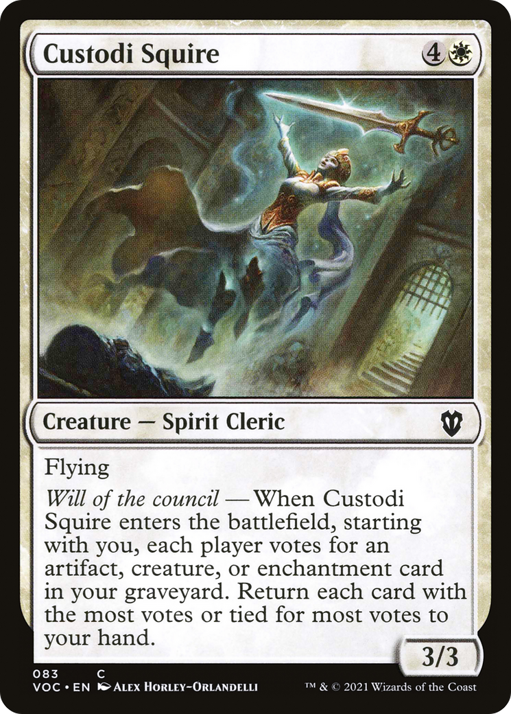 Custodi Squire [Innistrad: Crimson Vow Commander] | Grognard Games