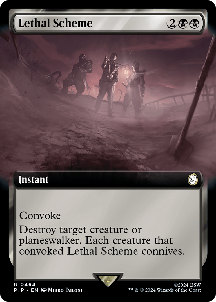 Lethal Scheme (Extended Art) [Fallout] | Grognard Games