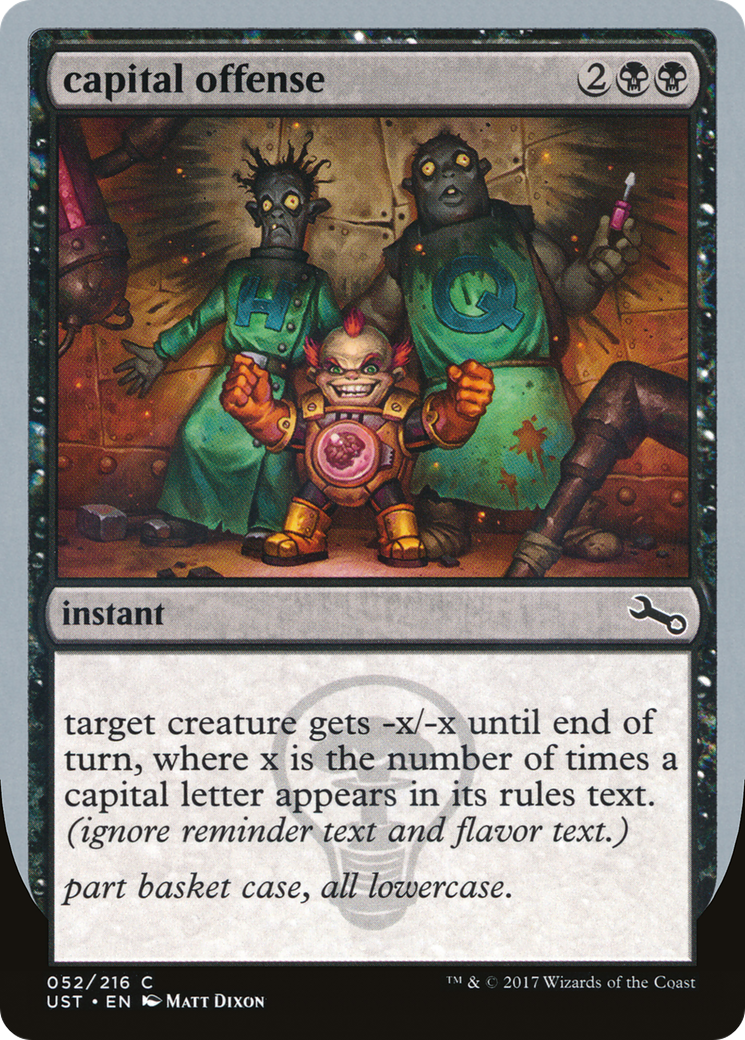 capital offense [Unstable] | Grognard Games