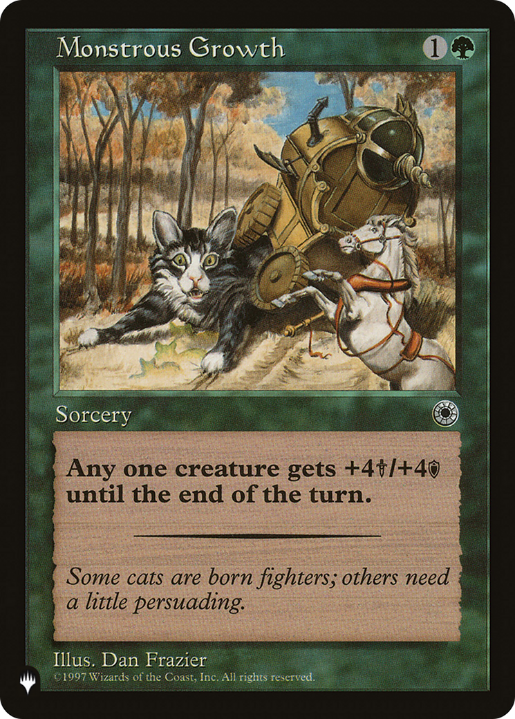 Monstrous Growth (Flavor Text) [The List] | Grognard Games