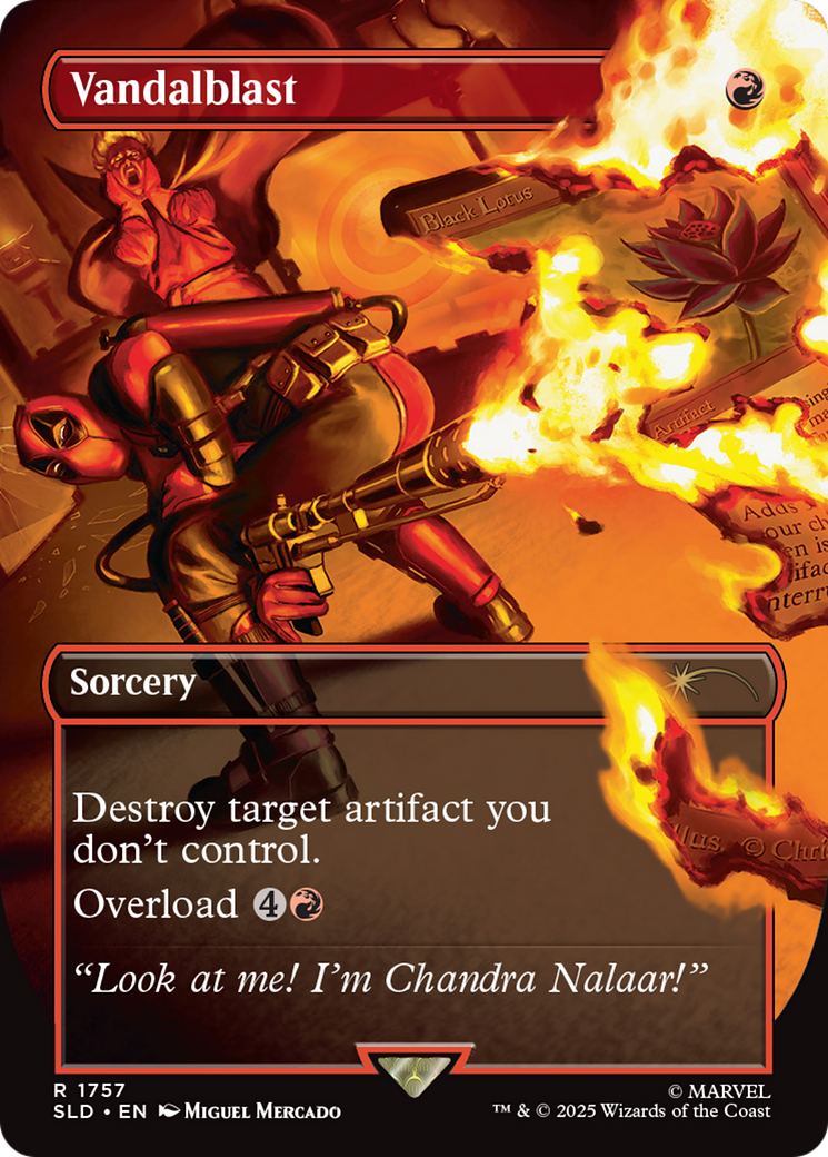 Vandalblast (SLD-1757) - Secret Lair Drop (Borderless) | Grognard Games