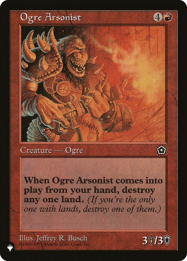 Ogre Arsonist [The List] | Grognard Games