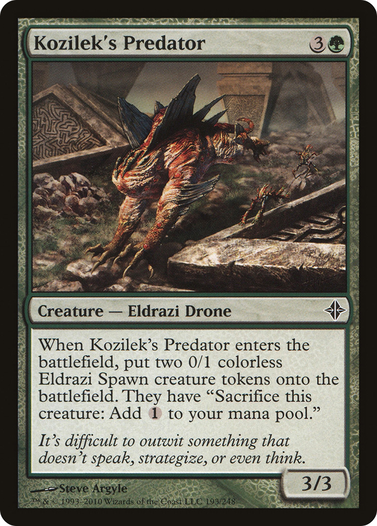 Kozilek's Predator [Rise of the Eldrazi] | Grognard Games