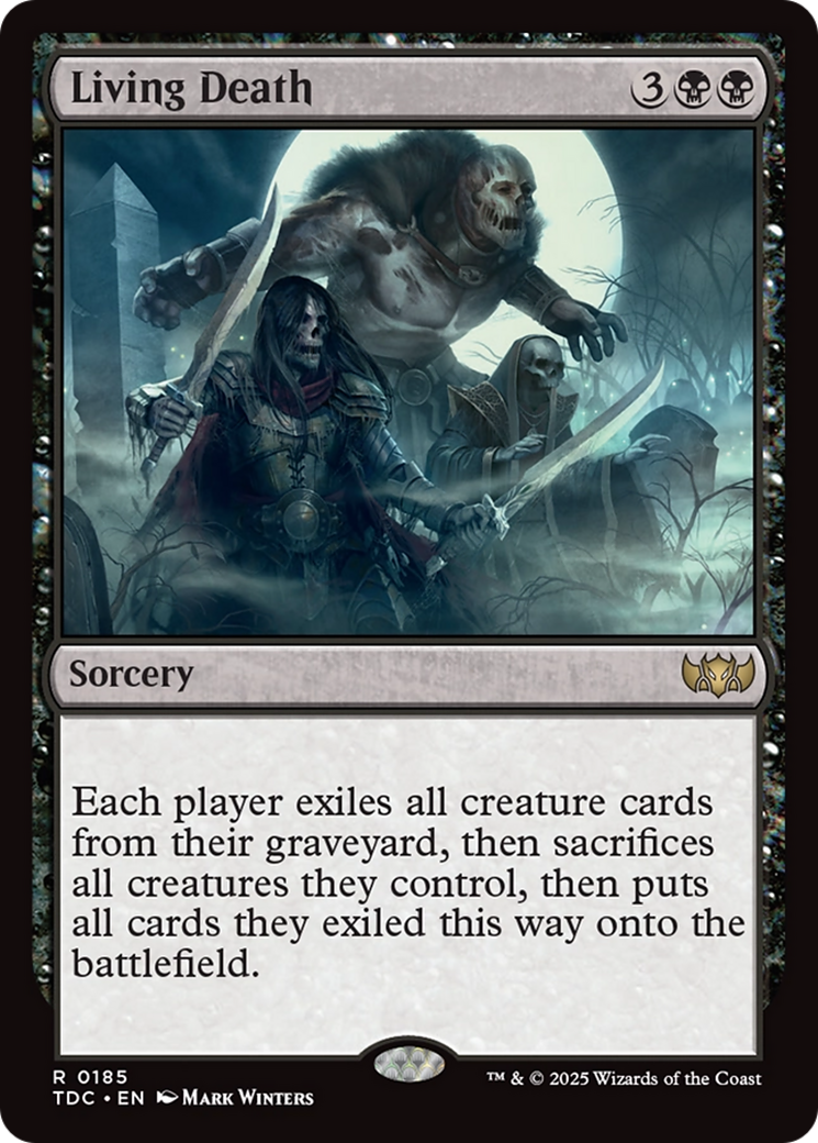 Living Death [Tarkir: Dragonstorm Commander] | Grognard Games