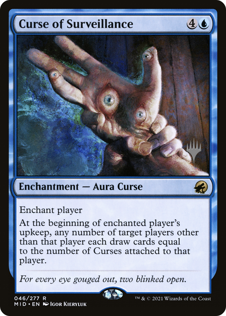 Curse of Surveillance (Promo Pack) [Innistrad: Midnight Hunt Promos] | Grognard Games