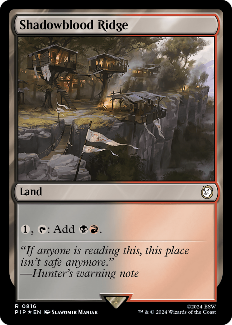 Shadowblood Ridge (Surge Foil) [Fallout] | Grognard Games