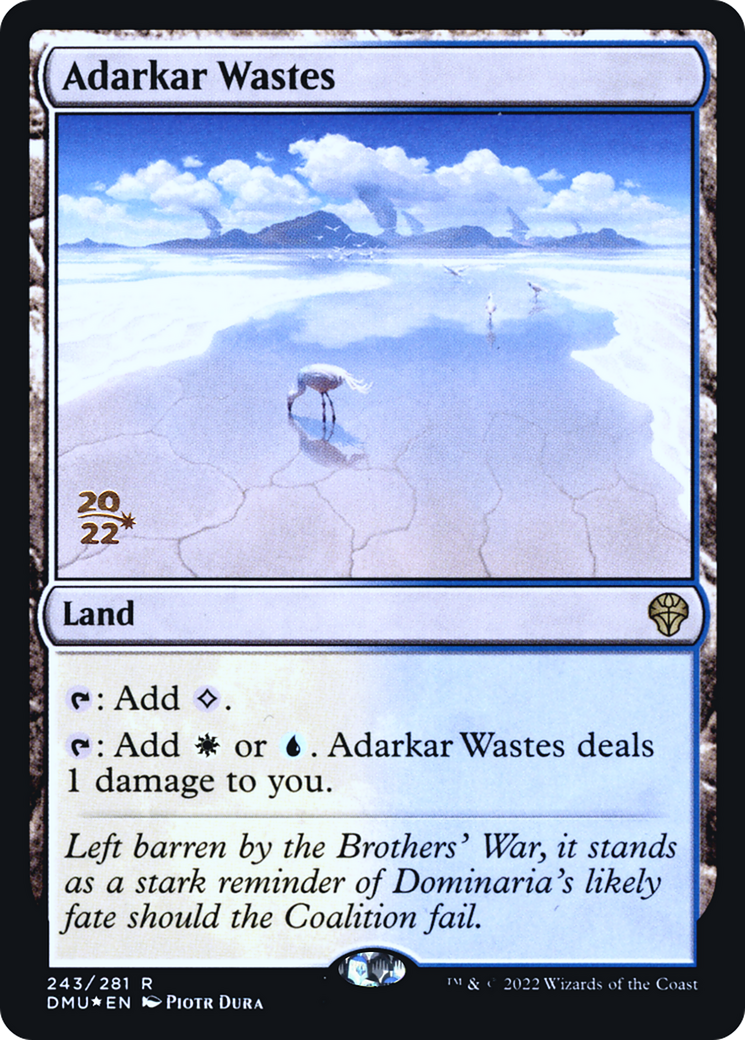 Adarkar Wastes [Dominaria United Prerelease Promos] | Grognard Games