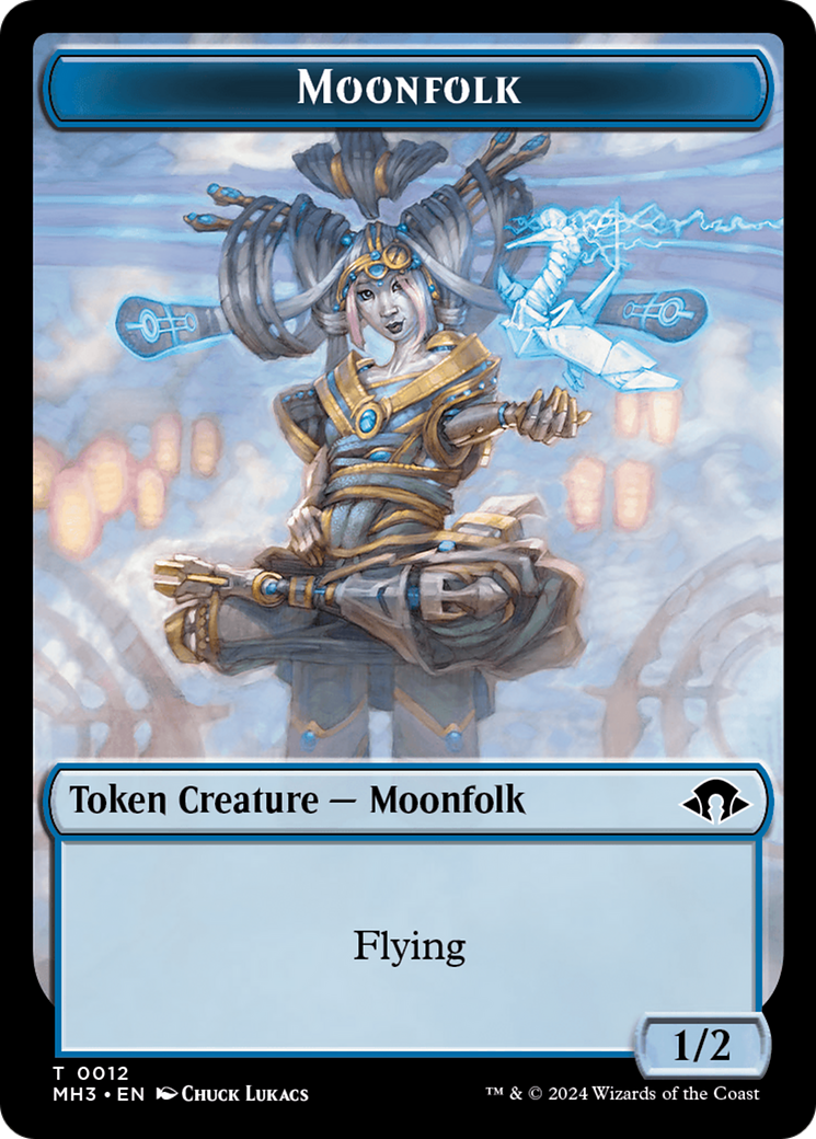 Moonfolk // Energy Reserve Double-Sided Token [Modern Horizons 3 Tokens] | Grognard Games