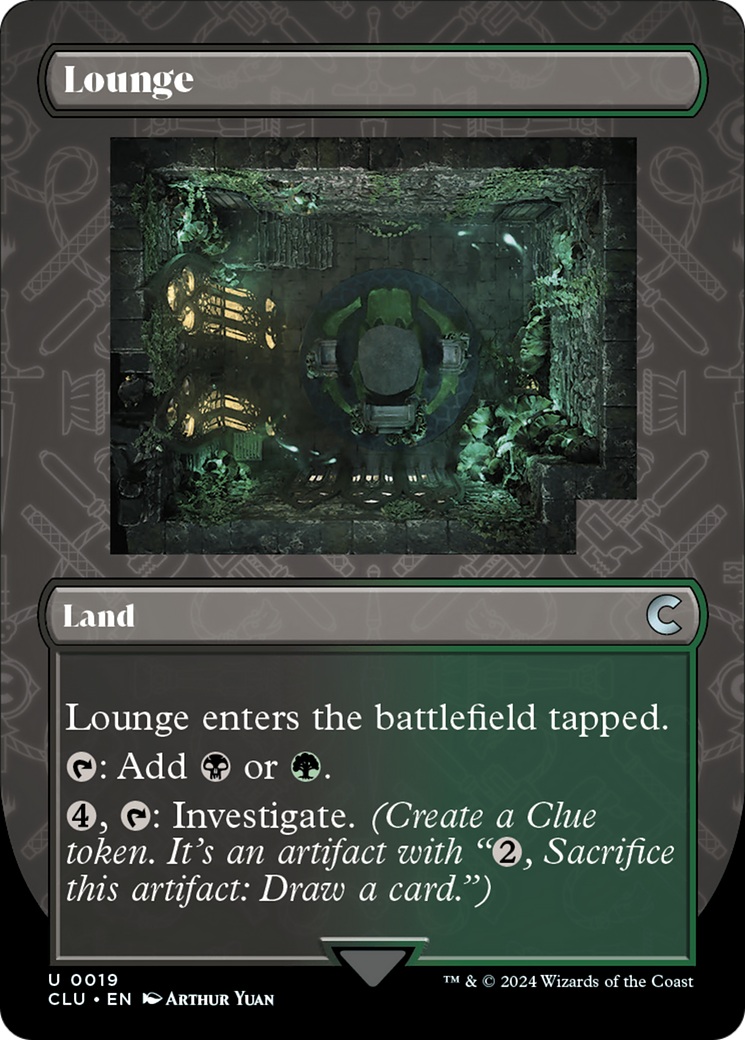 Lounge (Borderless) [Ravnica: Clue Edition] | Grognard Games
