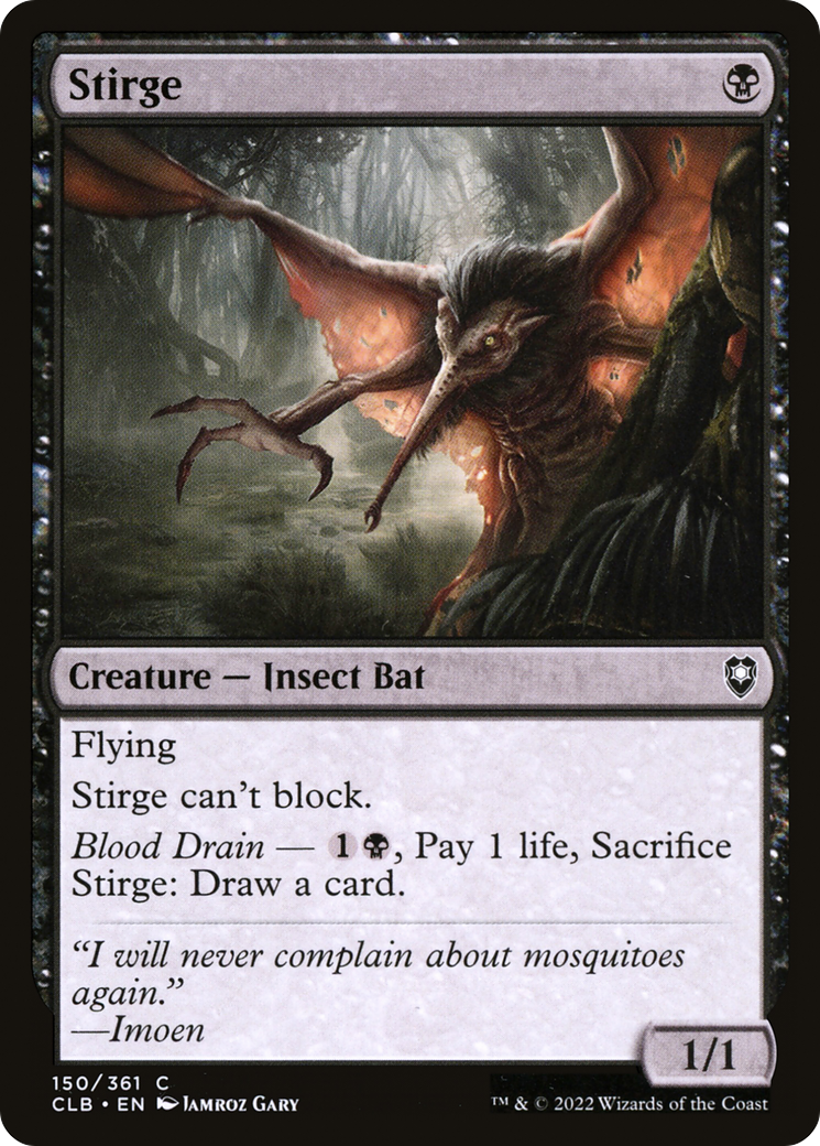 Stirge [Commander Legends: Battle for Baldur's Gate] | Grognard Games