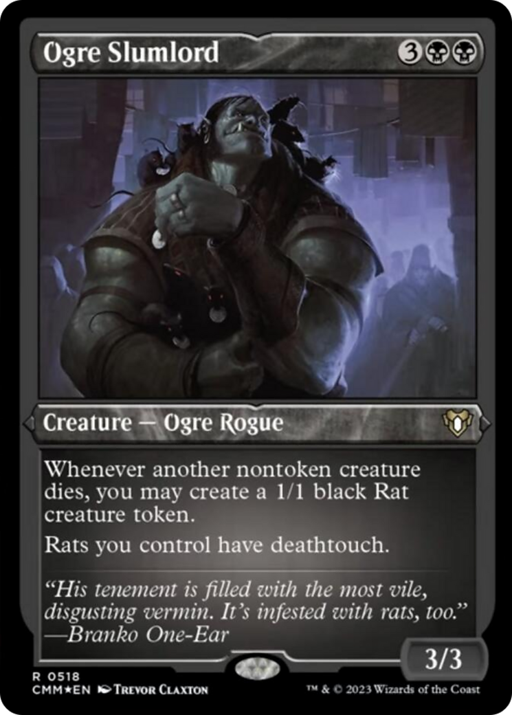 Ogre Slumlord (Foil Etched) [Commander Masters] | Grognard Games