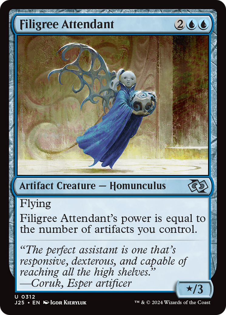 Filigree Attendant [Foundations Jumpstart] | Grognard Games