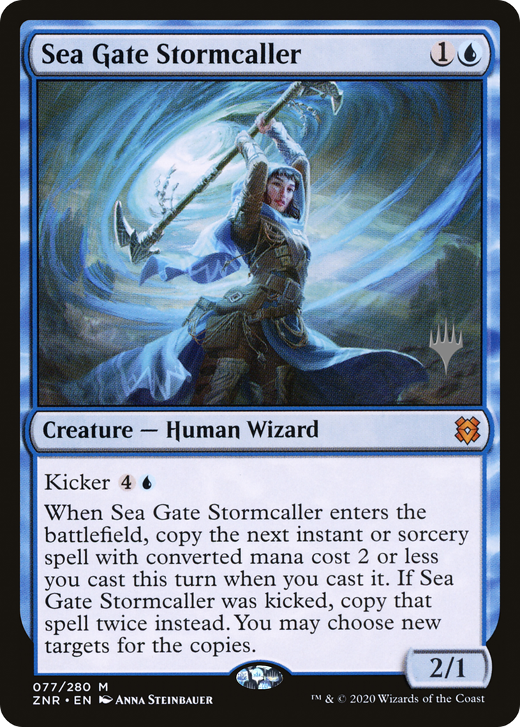 Sea Gate Stormcaller (Promo Pack) [Zendikar Rising Promos] | Grognard Games
