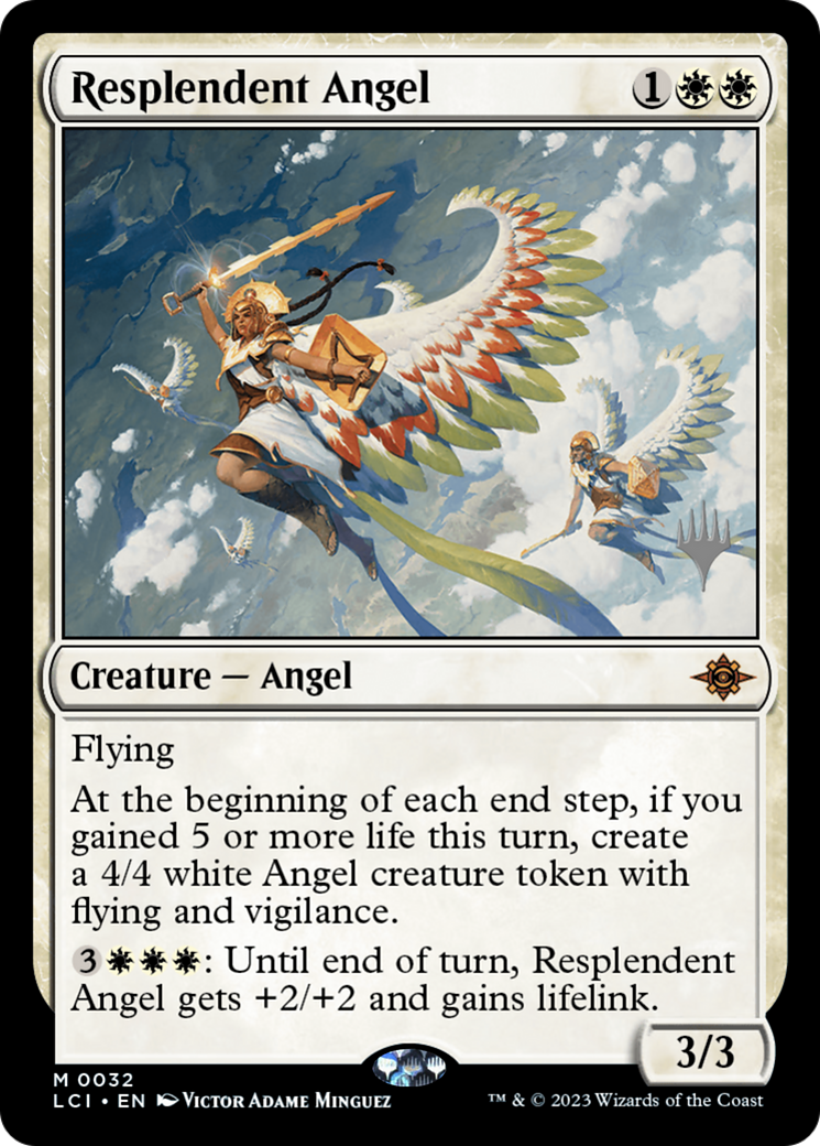 Resplendent Angel (Promo Pack) [The Lost Caverns of Ixalan Promos] | Grognard Games