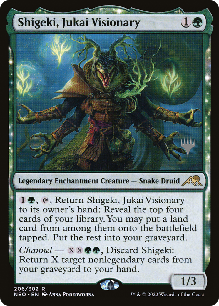 Shigeki, Jukai Visionary (Promo Pack) [Kamigawa: Neon Dynasty Promos] | Grognard Games