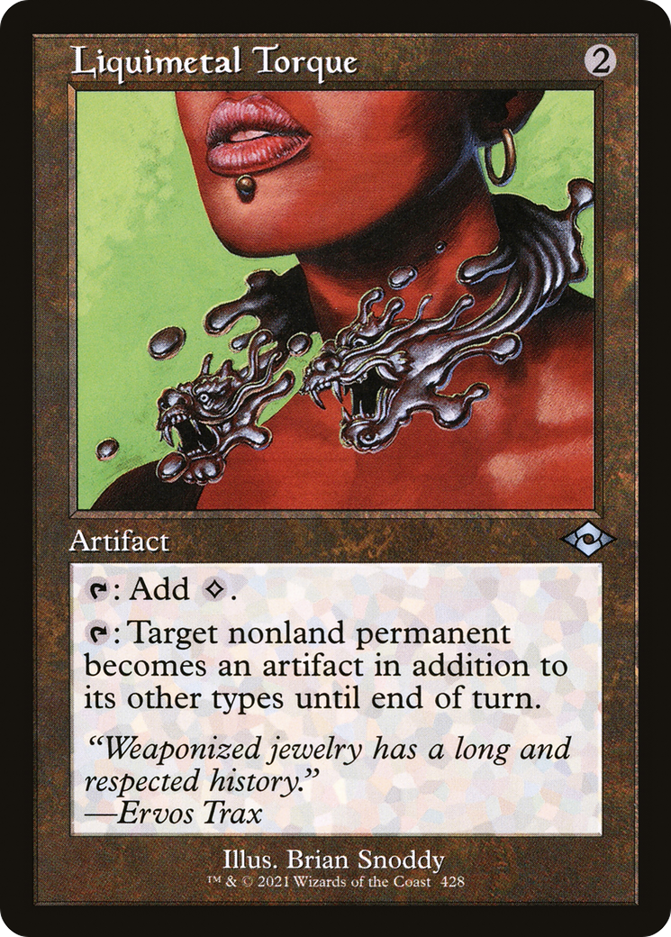 Liquimetal Torque (MH2-428) - Modern Horizons 2 Etched Foil | Grognard Games