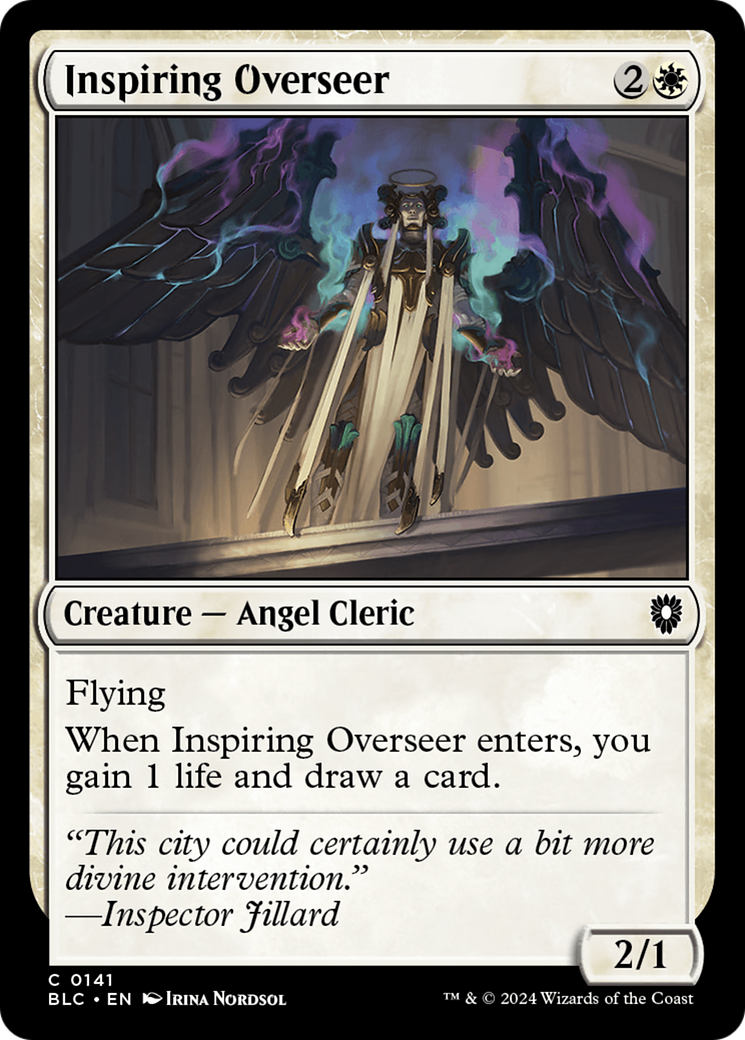 Inspiring Overseer [Bloomburrow Commander] | Grognard Games