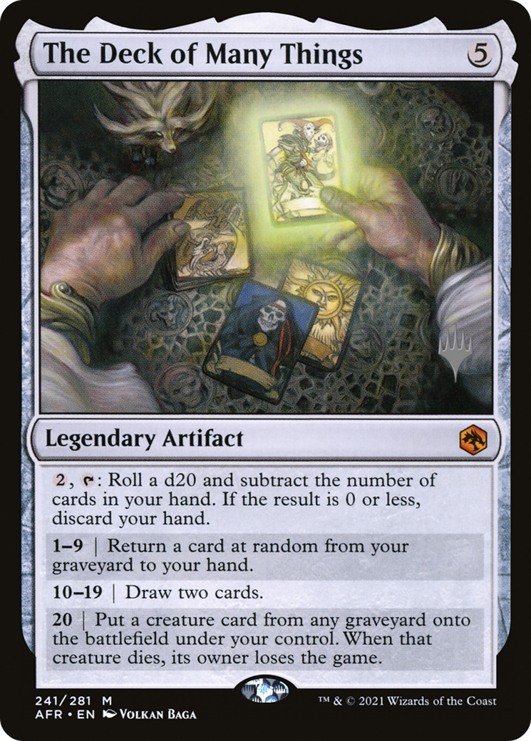 The Deck of Many Things (Promo Pack) [Dungeons & Dragons: Adventures in the Forgotten Realms Promos] | Grognard Games
