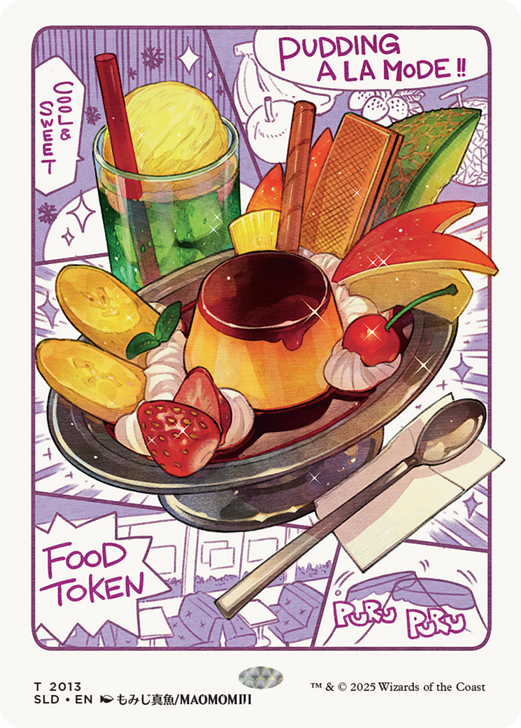 Food Token (2013) (Rainbow Foil) [Secret Lair Drop Series] | Grognard Games