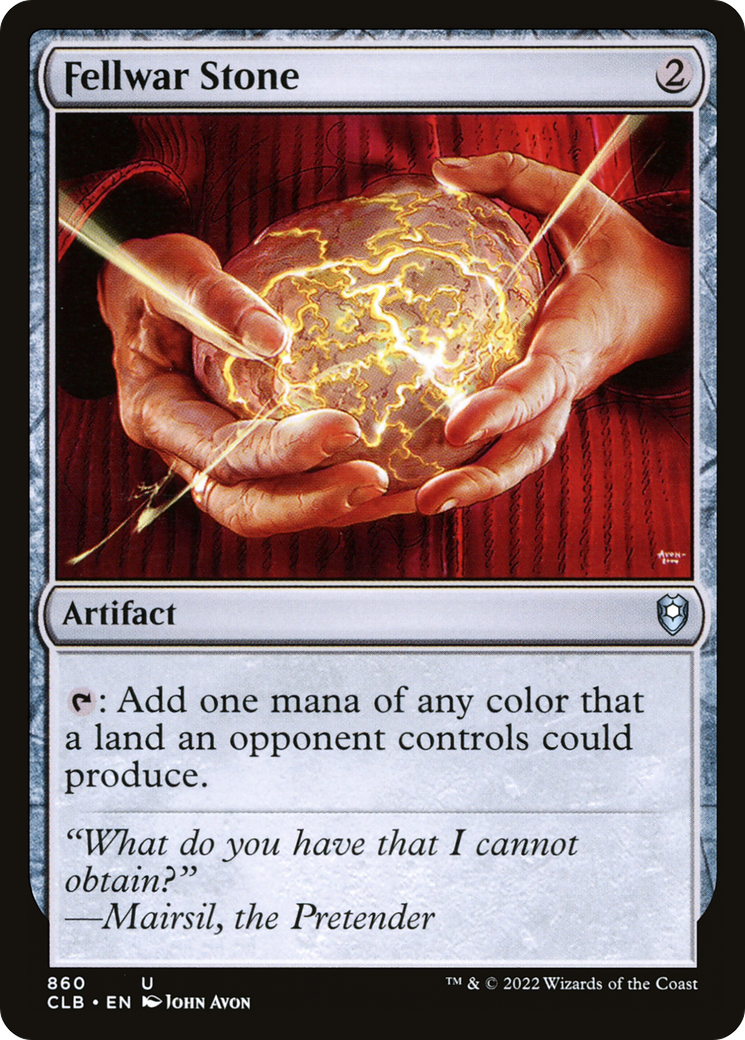 Fellwar Stone [Commander Legends: Battle for Baldur's Gate] | Grognard Games