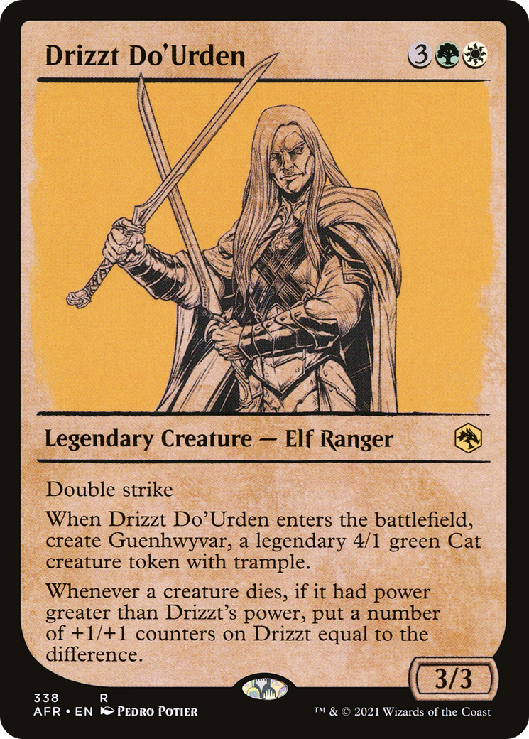 Drizzt Do'Urden (Showcase) [Dungeons & Dragons: Adventures in the Forgotten Realms] | Grognard Games
