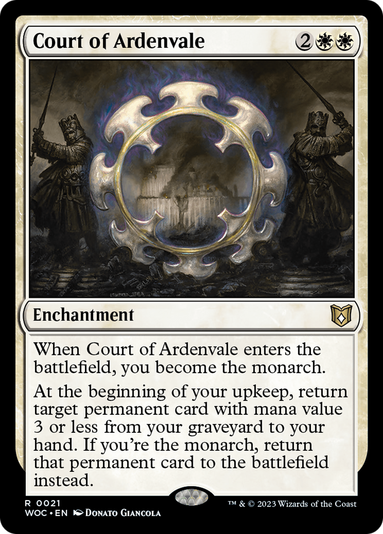 Court of Ardenvale [Wilds of Eldraine Commander] | Grognard Games