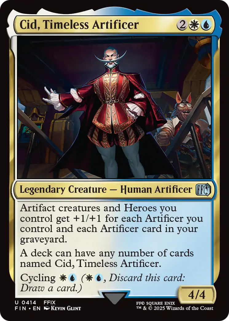 Cid, Timeless Artificer (0414) [FINAL FANTASY] | Grognard Games