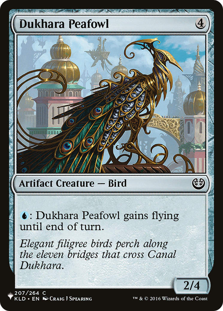 Dukhara Peafowl [The List Reprints] | Grognard Games